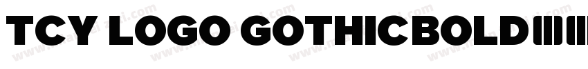 TCY Logo Gothic-Bold字体转换